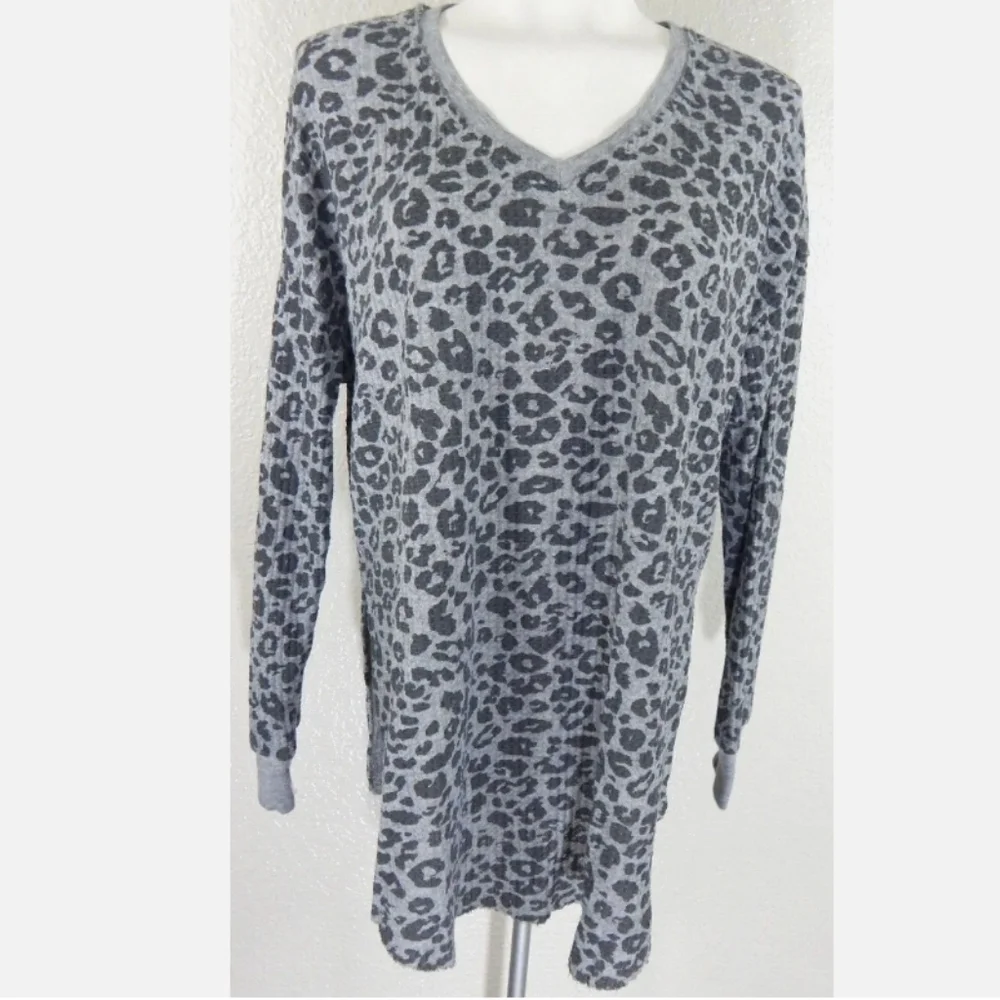 Z Supply Leopard Print Thermal Top